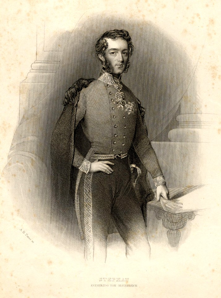 Albert Henry Payne Stephan Erzherzog von Österreich c1840 ubs G 0818 II