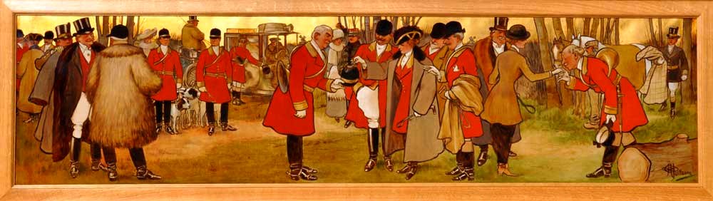 Albert Guillaume - Décor pour la salle à manger de l’hôtel du Grand-Cerf à Senlis, 1911 (7)