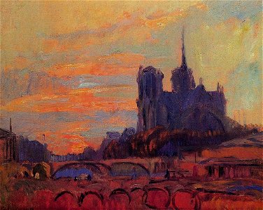 Albert Lebourg, c. 1895, Notre Dame de Paris