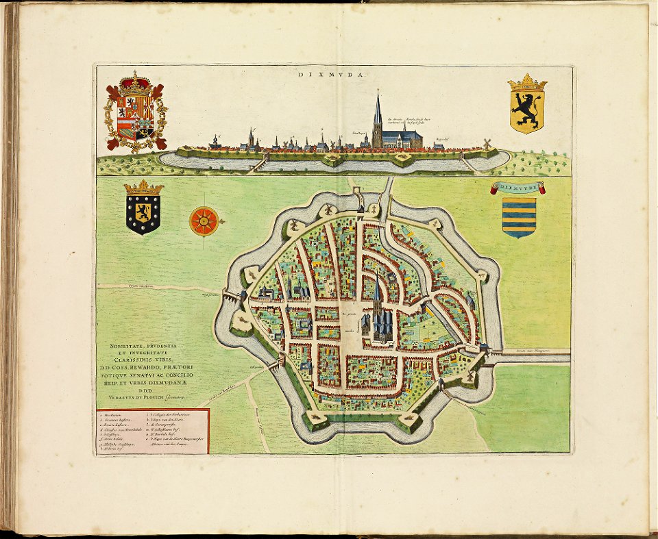 Atlas de Wit 1698-pl108-Diksmuide-KB PPN 145205088