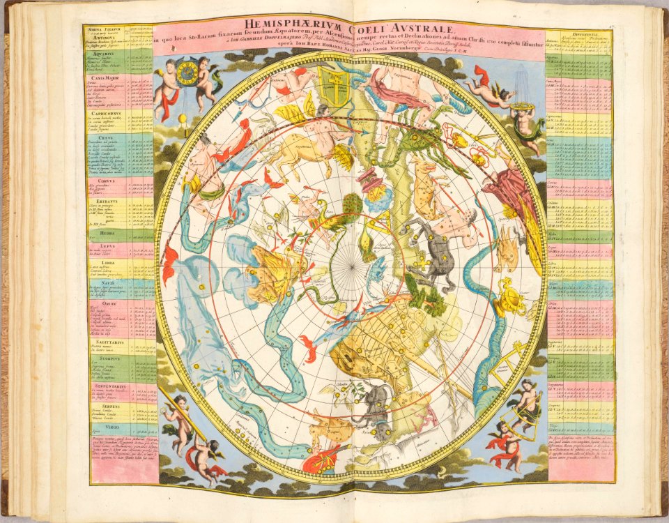 Atlas Novus Coelestis by Johann Gabriel Doppelmayr (1742) 020