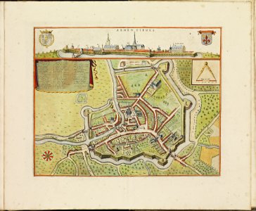 Atlas de Wit 1698-pl107-Armentiers (Armentières)-KB PPN 145205088