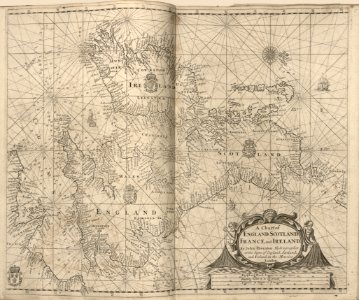 Atlas maritimus or, the sea-atlas - being a book of maratime (sic) charts describing the coasts, capes, headlands, sands, shoals, rocks and dangers, the bays, roads, harbours, rivers, and ports in LOC 2010592349-12