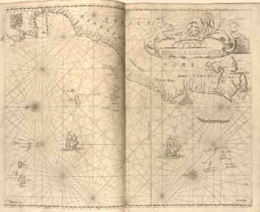 Atlas maritimus or, the sea-atlas - being a book of maratime (sic) charts describing the coasts, capes, headlands, sands, shoals, rocks and dangers, the bays, roads, harbours, rivers, and ports in LOC 2010592349-16