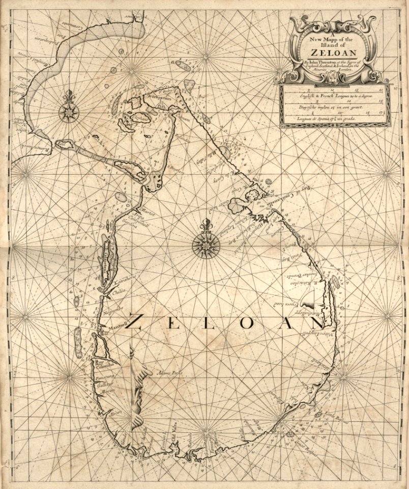 Atlas maritimus or, the sea-atlas - being a book of maratime (sic) charts describing the coasts, capes, headlands, sands, shoals, rocks and dangers, the bays, roads, harbours, rivers, and ports in LOC 2010592349-32