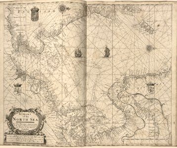 Atlas maritimus or, the sea-atlas - being a book of maratime (sic) charts describing the coasts, capes, headlands, sands, shoals, rocks and dangers, the bays, roads, harbours, rivers, and ports in LOC 2010592349-11