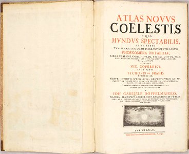 Atlas Novus Coelestis by Johann Gabriel Doppelmayr (1742) 002