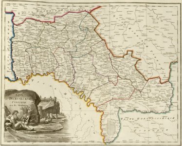 Atlas of Russian Empire (1800). Podolia governorate