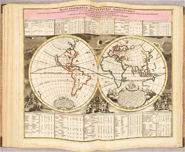 Atlas Novus Coelestis by Johann Gabriel Doppelmayr (1742) 018