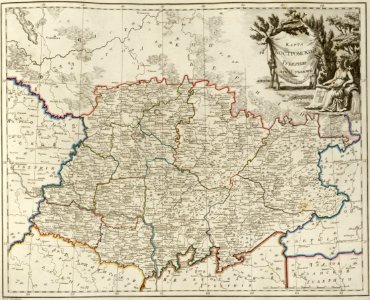 Atlas of Russian Empire (1800). Kostroma governorate