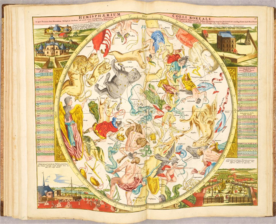 Atlas Novus Coelestis by Johann Gabriel Doppelmayr (1742) 021