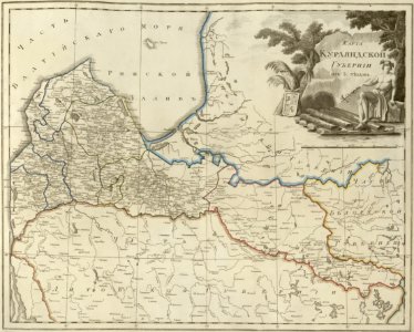 Atlas of Russian Empire (1800). Courland Governorate