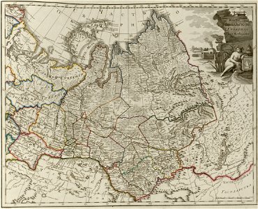 Atlas of Russian Empire (1800). Tobolsk governorate