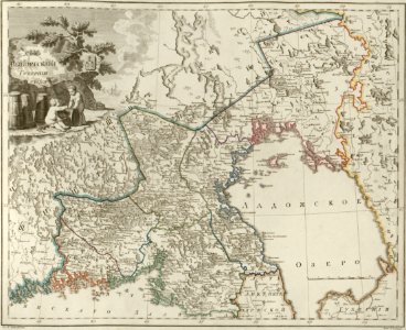 Atlas of Russian Empire (1800). Wyborg Governorate
