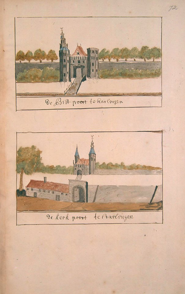 Atlas Schoemaker-FRIESLAND-DEEL3-3073-Friesland, Harlingen