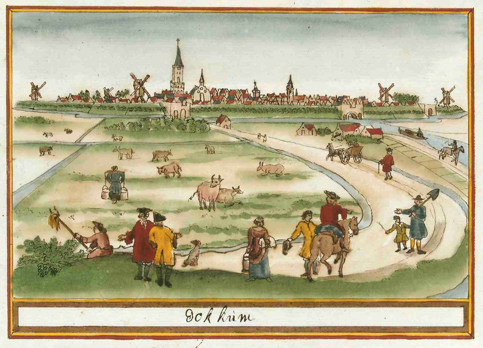 Atlas Schoemaker-FRIESLAND-DEEL1-1283RR-Friesland, Dokkum
