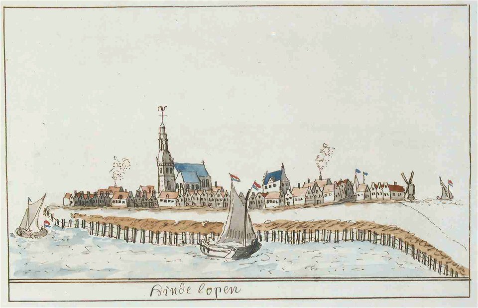 Atlas Schoemaker-FRIESLAND-DEEL2-2244R-Friesland, Hindeloopen