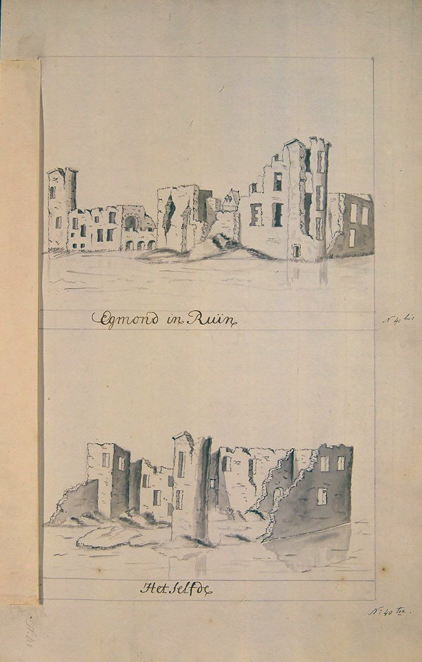 Atlas Schoemaker-KASTELEN-2540-Kastelen, Egmond aan den Hoef