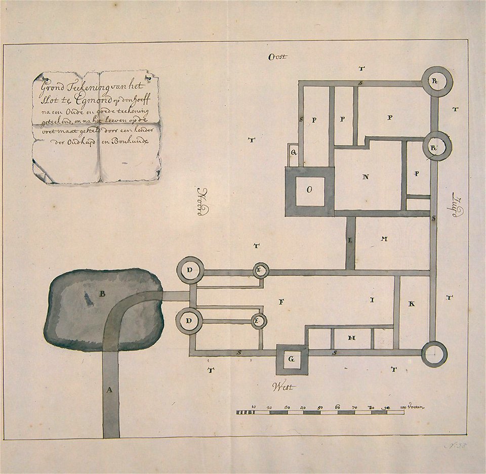 Atlas Schoemaker-KASTELEN-2533-Kastelen, Egmond aan den Hoef