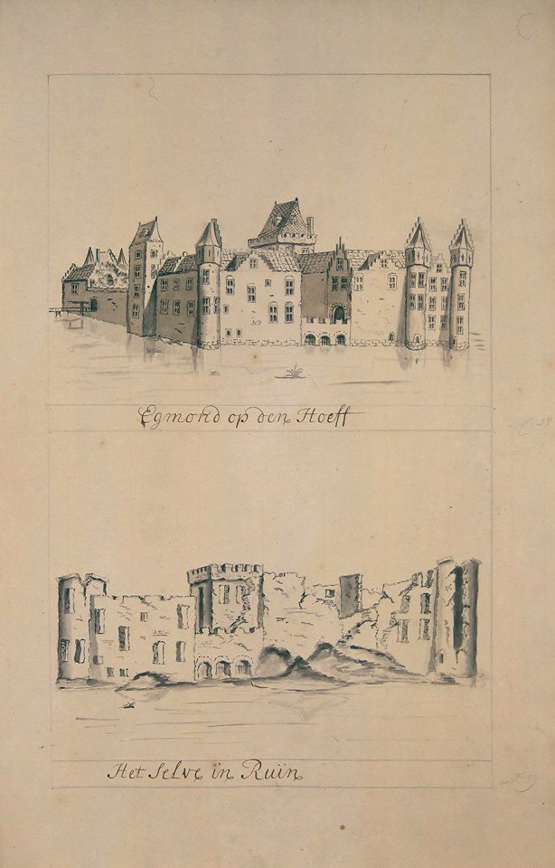 Atlas Schoemaker-KASTELEN-2537-Kastelen, Egmond aan den Hoef