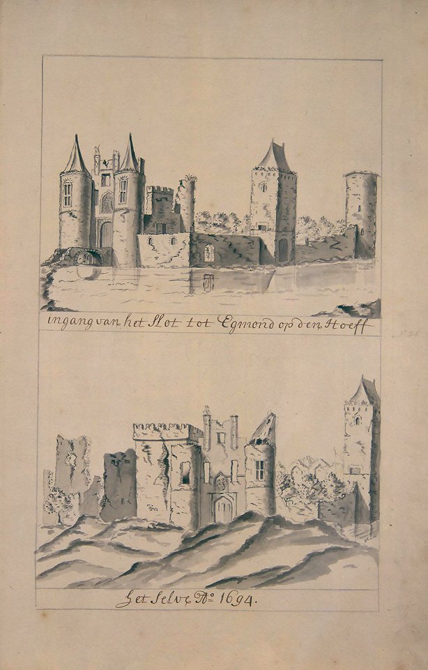 Atlas Schoemaker-KASTELEN-2535-Kastelen, Egmond aan den Hoef