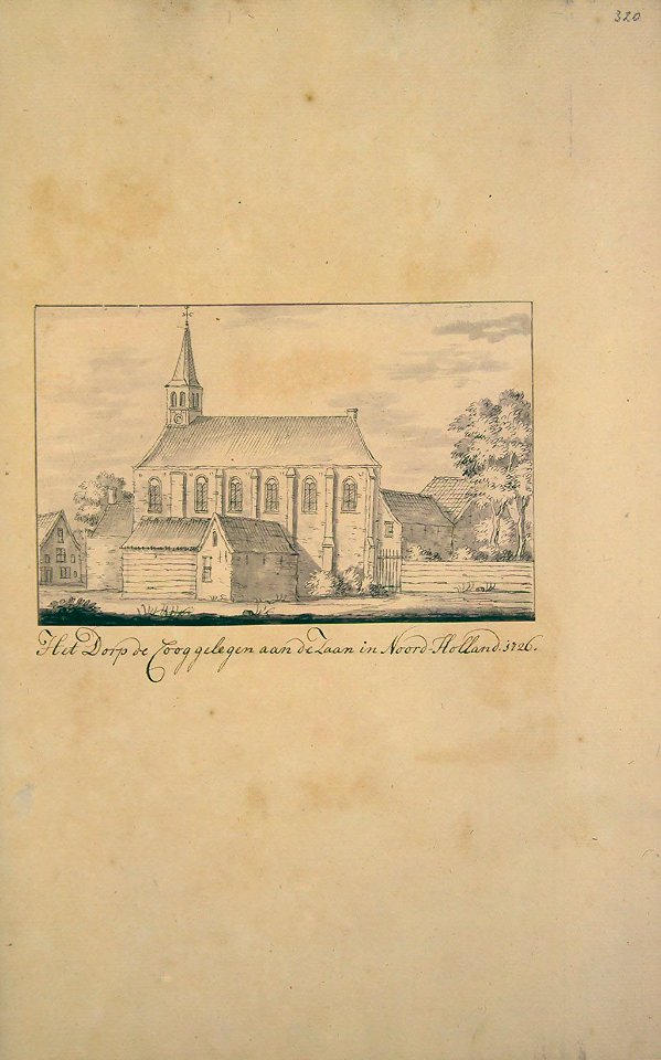 Atlas Schoemaker-WESTFRIESLAND-DEEL1-191-Noord-Holland, Koog aan de Zaan