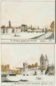 Atlas Schoemaker-UTRECHTSTAD-DEEL2-2205-Stad Utrecht, Witte vrouwen poort