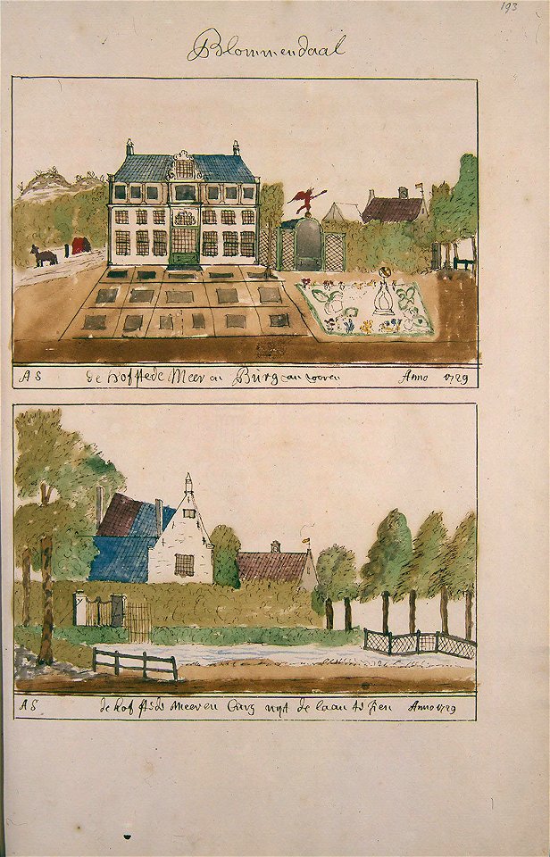 Atlas Schoemaker-WESTFRIESLAND-DEEL1-125-Noord-Holland, Bloemendaal