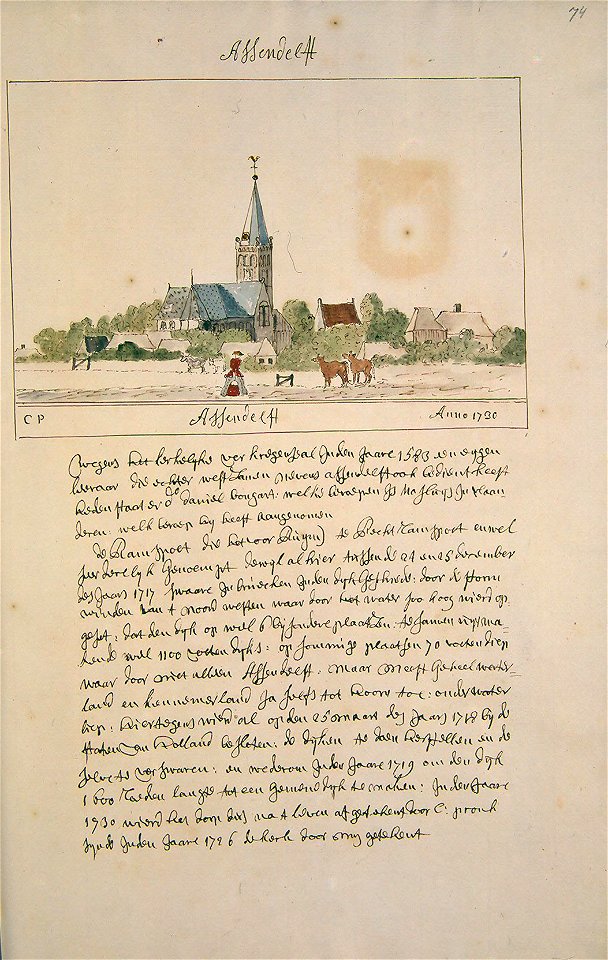 Atlas Schoemaker-WESTFRIESLAND-DEEL1-047-Noord-Holland, Assendelft