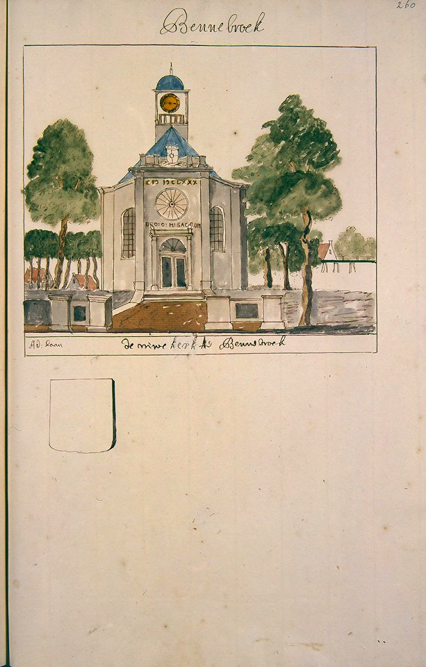 Atlas Schoemaker-WESTFRIESLAND-DEEL1-154-Noord-Holland, Bennebroek