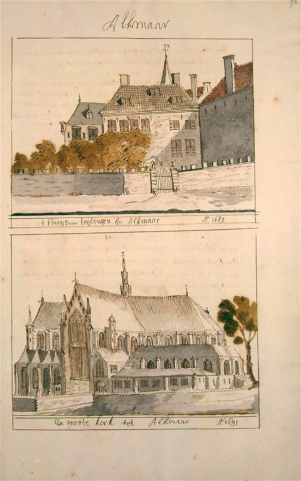 Atlas Schoemaker-WESTFRIESLAND-DEEL1-063-Noord-Holland, Alkmaar