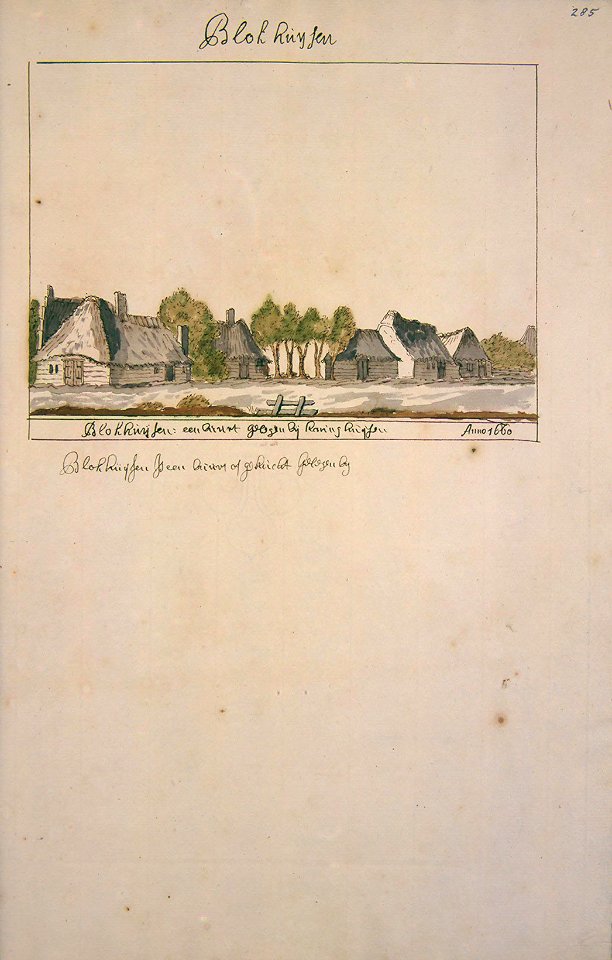 Atlas Schoemaker-WESTFRIESLAND-DEEL1-171-Noord-Holland, Blokhuizen