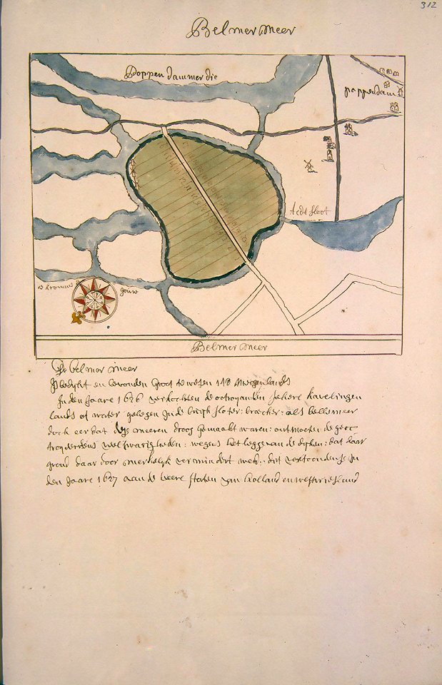 Atlas Schoemaker-WESTFRIESLAND-DEEL1-185-Noord-Holland, Belmermeer