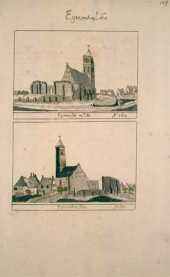 Atlas Schoemaker-WESTFRIESLAND-DEEL2-354-Noord-Holland, Egmond aan Zee