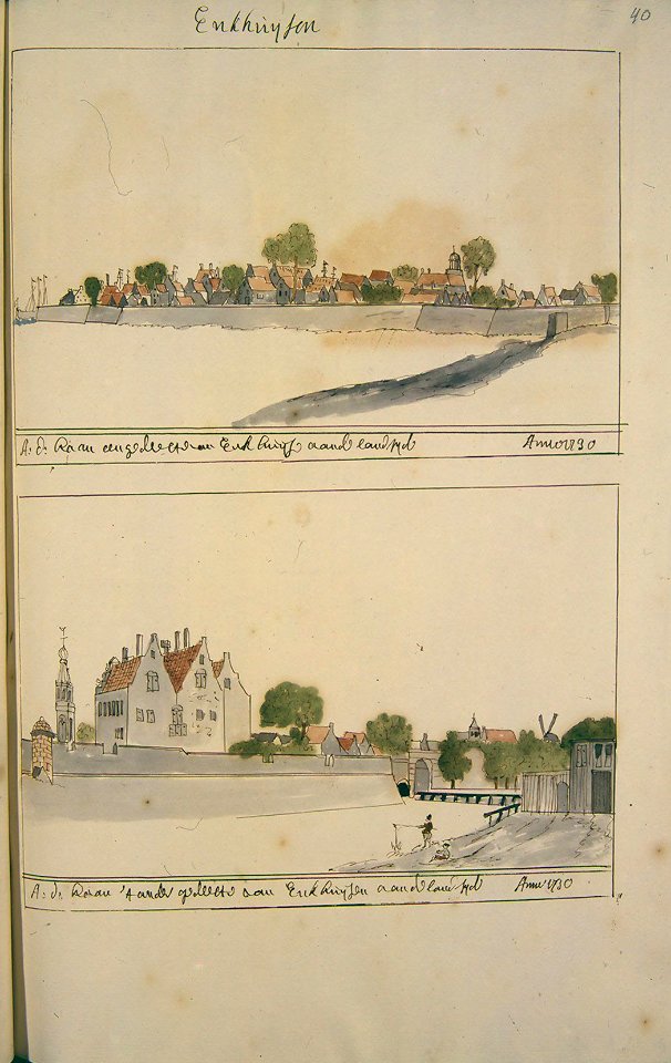Atlas Schoemaker-WESTFRIESLAND-DEEL2-292-Noord-Holland, Enkhuizen