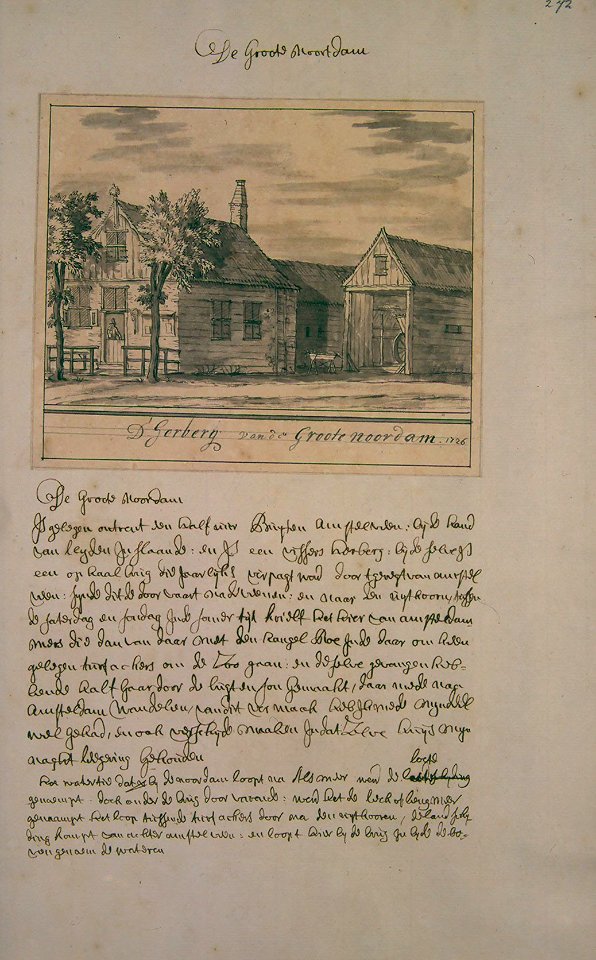 Atlas Schoemaker-WESTFRIESLAND-DEEL3-819-Noord-Holland, De Groote Noordam ( herberg buiten Amsterdam)