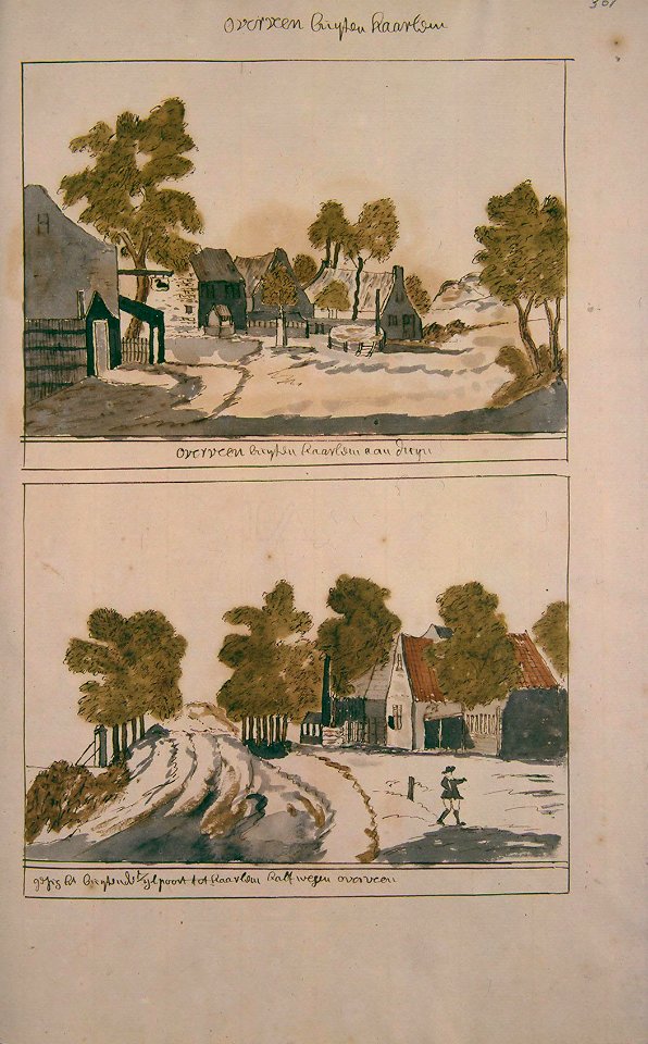 Atlas Schoemaker-WESTFRIESLAND-DEEL3-888-Noord-Holland, Overveen