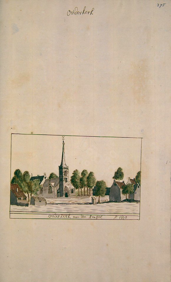 Atlas Schoemaker-WESTFRIESLAND-DEEL3-905-Noord-Holland, Ouderkerk aan de Amstel