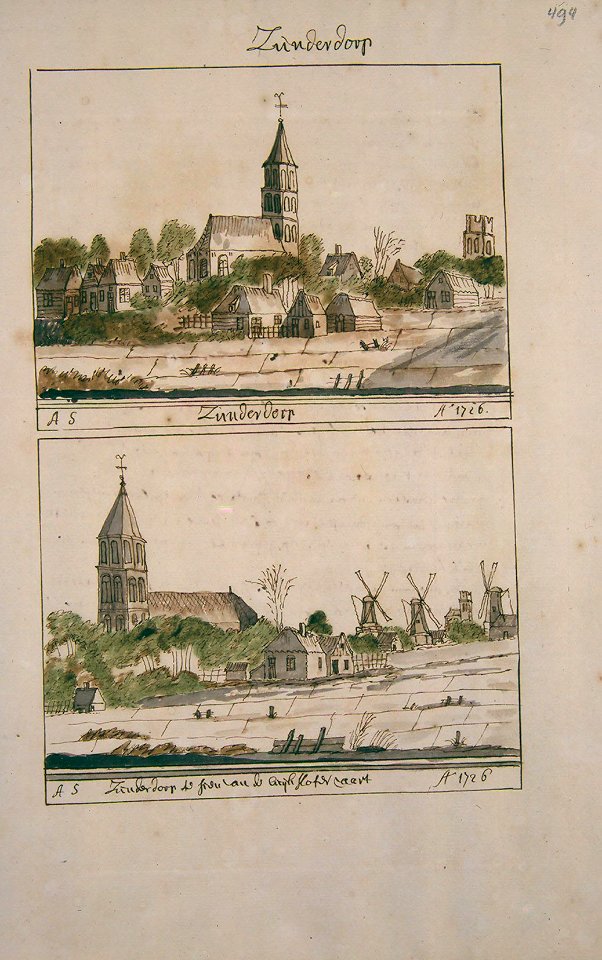 Atlas Schoemaker-WESTFRIESLAND-DEEL4-1304-Noord-Holland, Zunderdorp