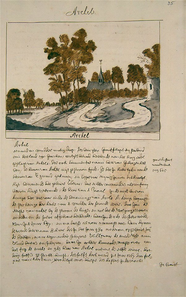 Atlas Schoemaker-ZUIDHOLLAND-DEEL1-1326-Zuid-Holland, Arkel