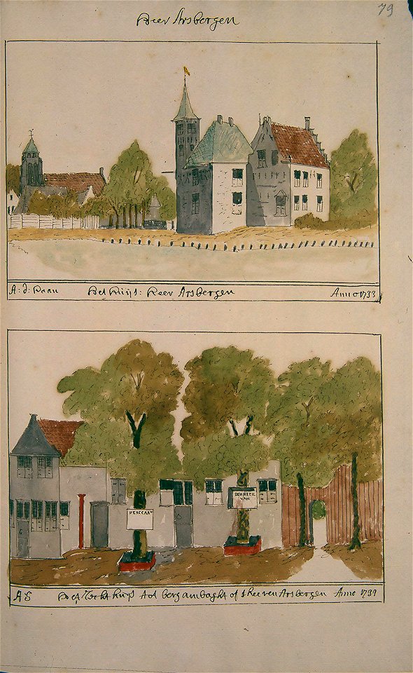 Atlas Schoemaker: Zuid-Holland, Aarstbergen, Gerrit Schoemaker, between 1710 and 1735