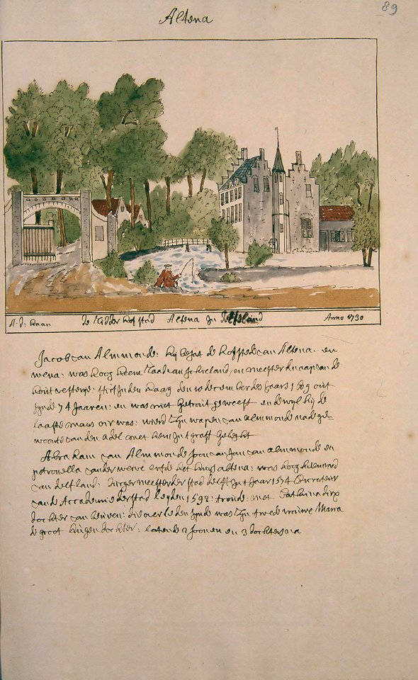 Atlas Schoemaker-ZUIDHOLLAND-DEEL1-1357-Zuid-Holland, Altena in Delfsland