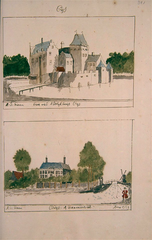 Atlas Schoemaker: Zuid-Holland, Cys, Cornelis Pronk, between 1710 and 1735