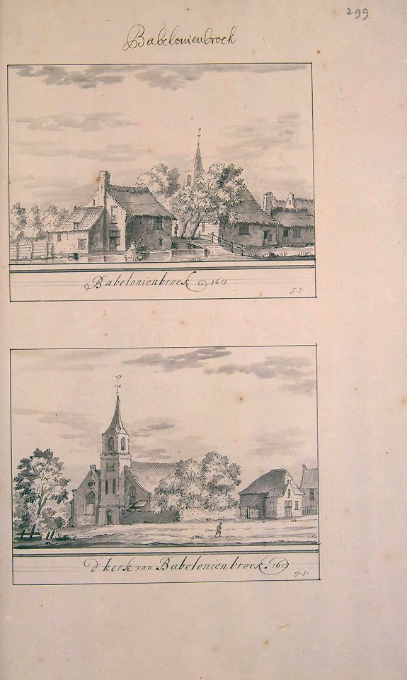 Atlas Schoemaker-ZUIDHOLLAND-DEEL1-1467-Zuid-Holland, Babyloniënbroek