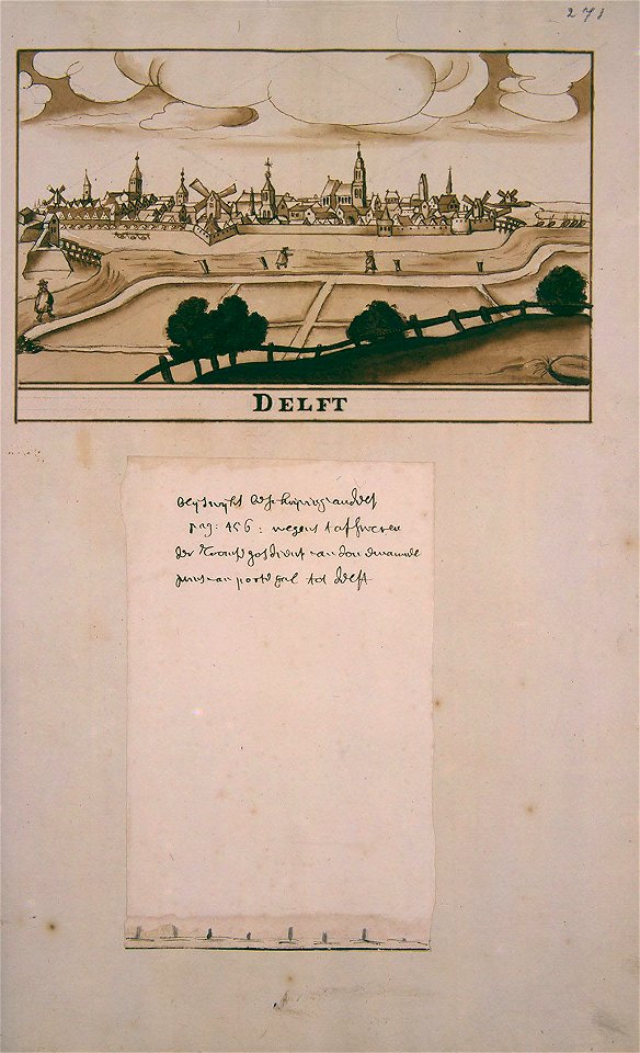Atlas Schoemaker-ZUIDHOLLAND-DEEL2-1536-Zuid-Holland, Delft