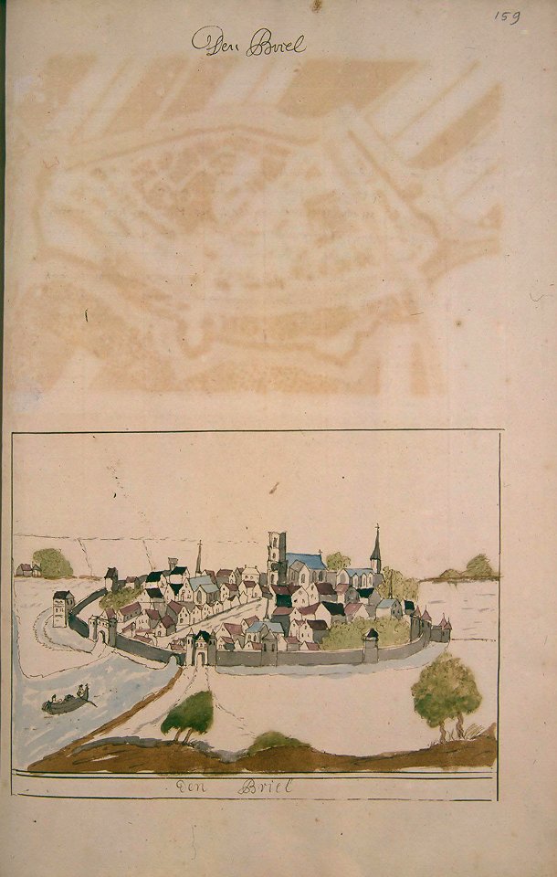 Atlas Schoemaker: Zuid-Holland, Brielle, Cornelis Pronk, between 1710 and 1735