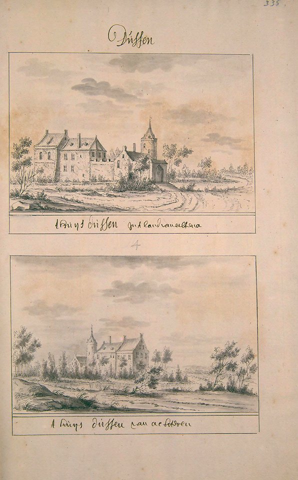 Atlas Schoemaker-ZUIDHOLLAND-DEEL2-1586-Zuid-Holland, Dussen