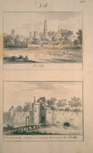 Atlas Schoemaker-ZUIDHOLLAND-DEEL2-1546-Zuid-Holland, Delft