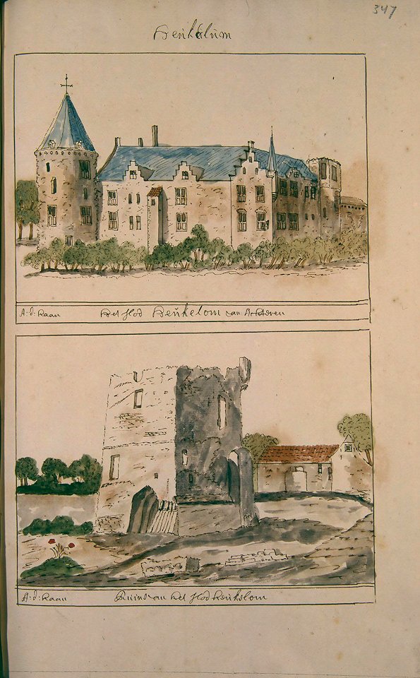 Atlas Schoemaker-ZUIDHOLLAND-DEEL3-1819-Zuid-Holland, Heukelum