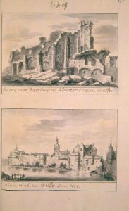 Atlas Schoemaker-ZUIDHOLLAND-DEEL2-1563-Zuid-Holland, Delft